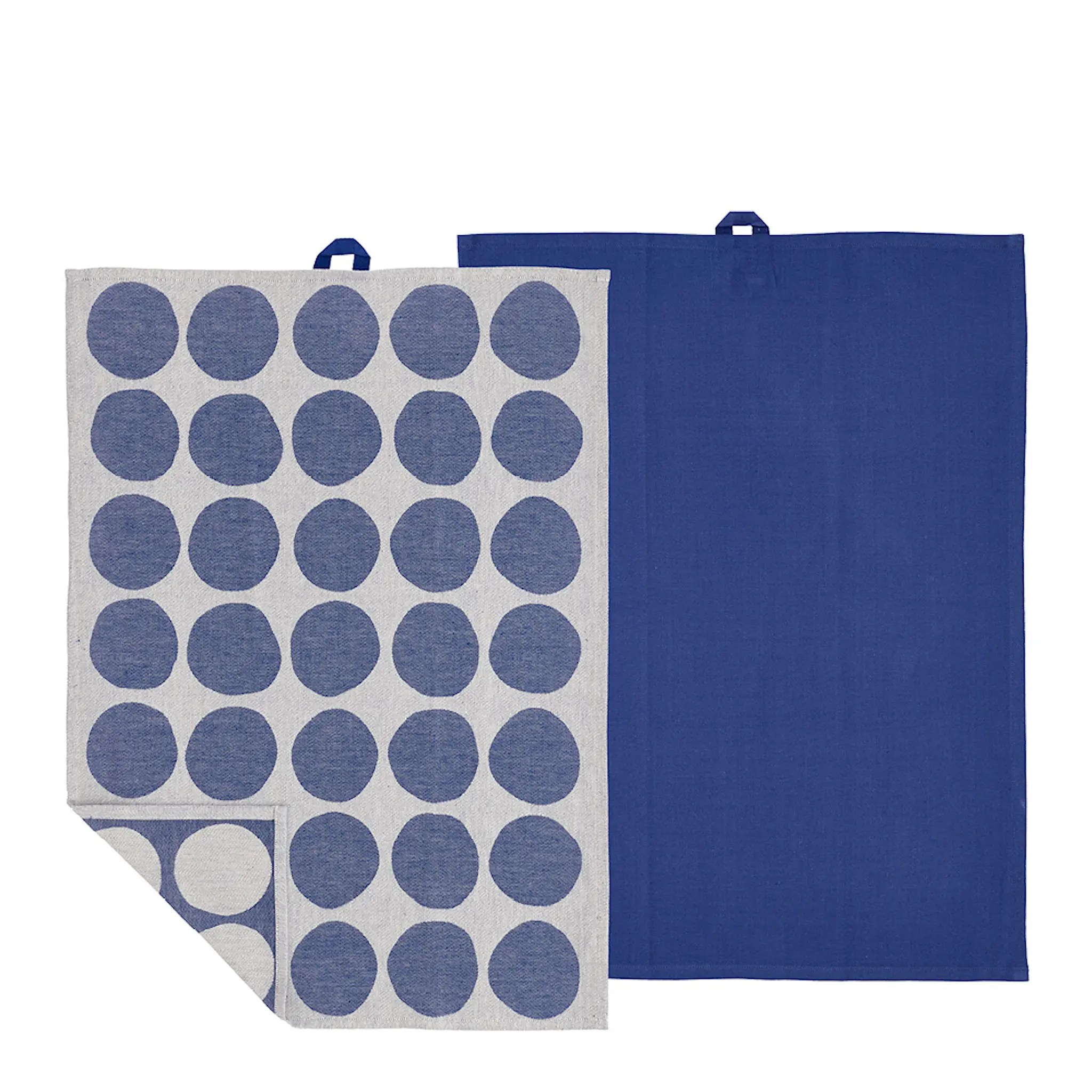 Bastian Bubbles kökshandduk 50x70 cm 2-pack royal blue