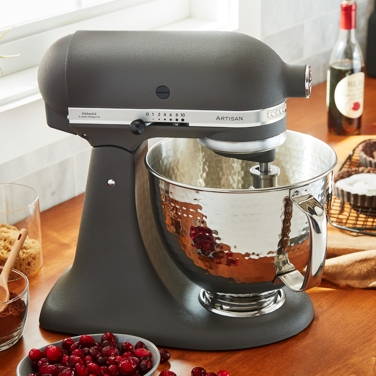 KitchenAid Hamrad Skål Rostfritt Stål 5Ksm5Ssbhm 4,8L Brushed