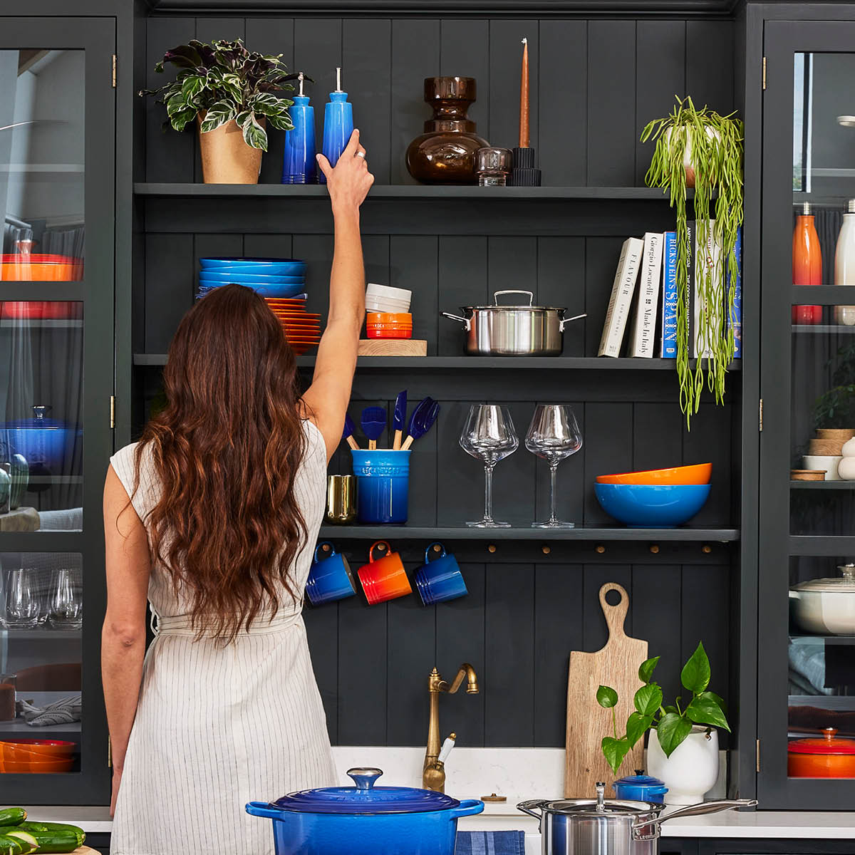 Le Creuset Signature serveringsskål 24 cm 2,2 L Azure