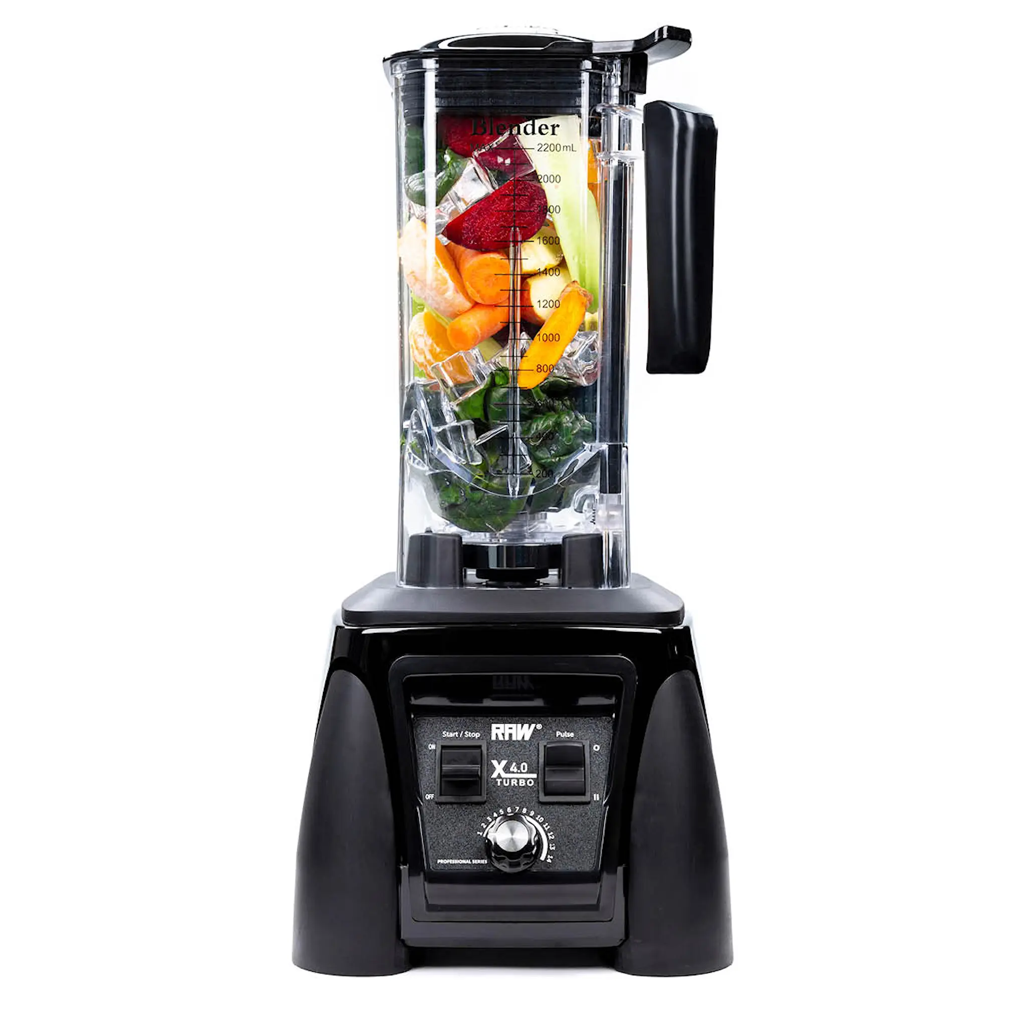 RAW High Speed Blender X 4,0 Turbo 2380 W Svart