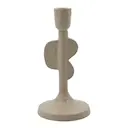 Donna ljusstake 20 cm beige