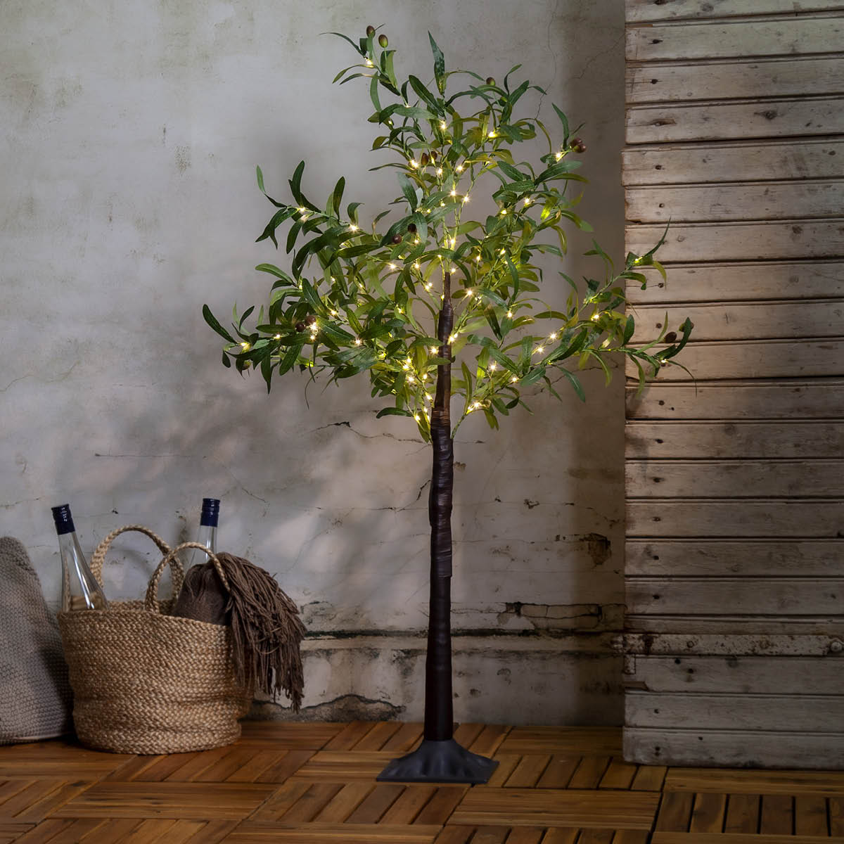 Star Trading Olivec dekorationsträd med LED 860-52 120 cm grön