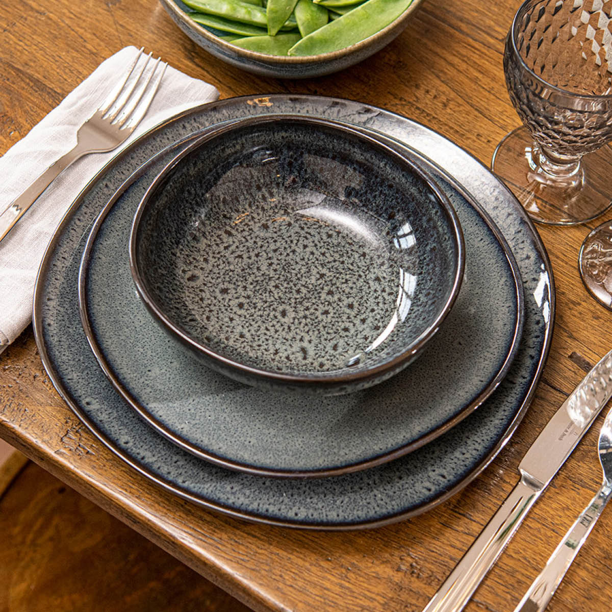 Villeroy & Boch Lave Gris Lautanen syvä28 cm