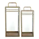 Lykta 51+61 cm 2-pack metall