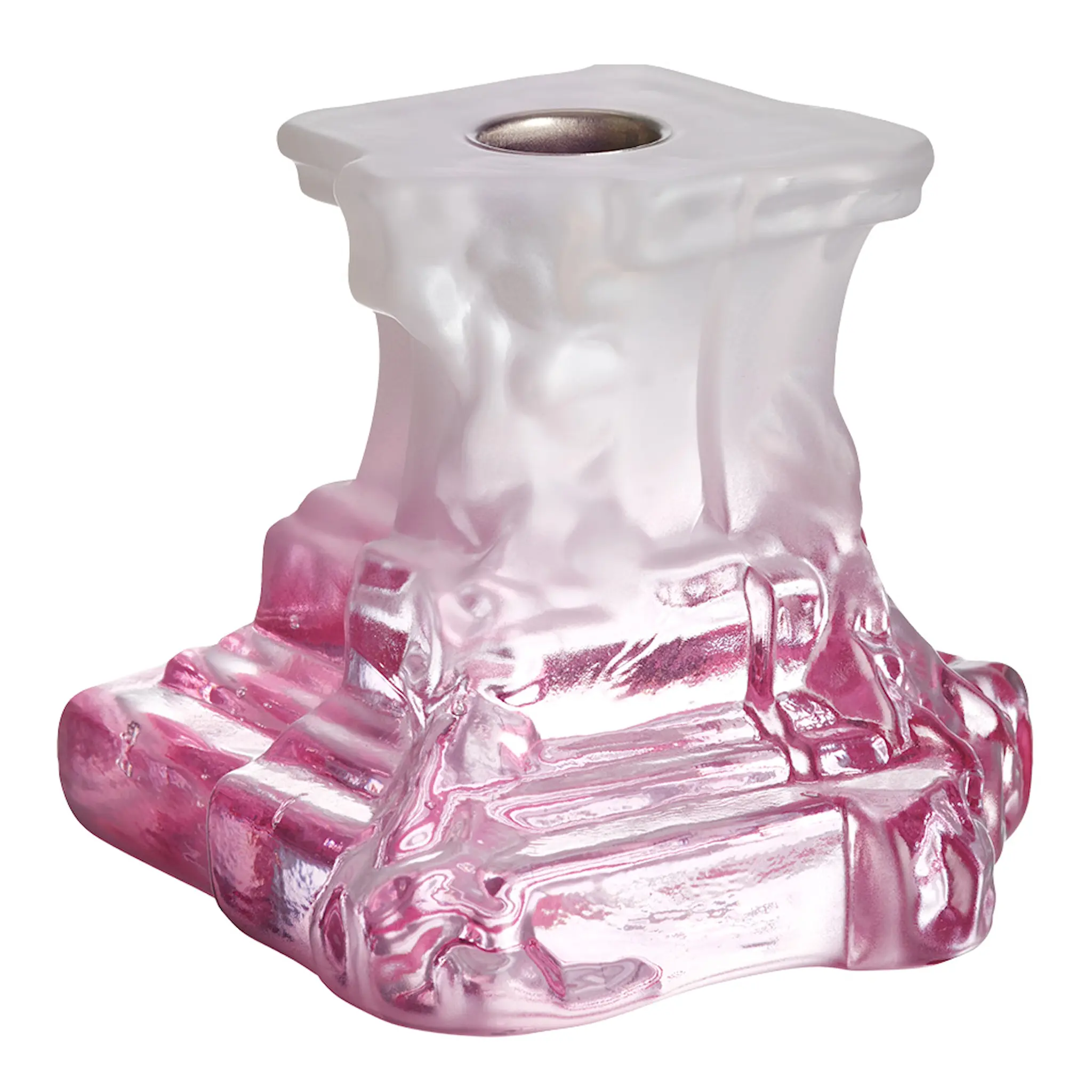 Kosta Boda Rocky Baroque Ljusstake 9,5 cm Spicy Rose
