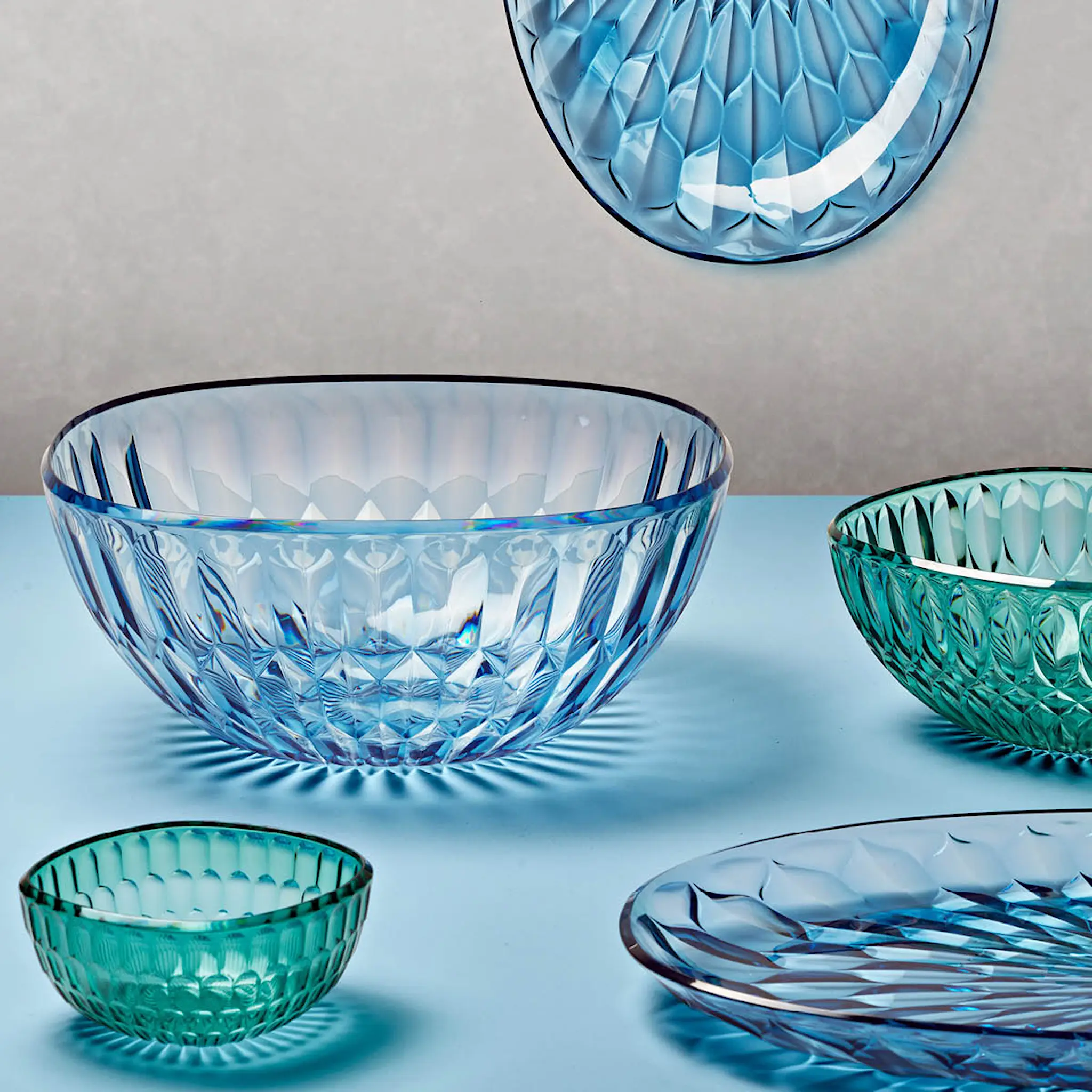 Guzzini Vanity skål 30 cm bioplast sky blue