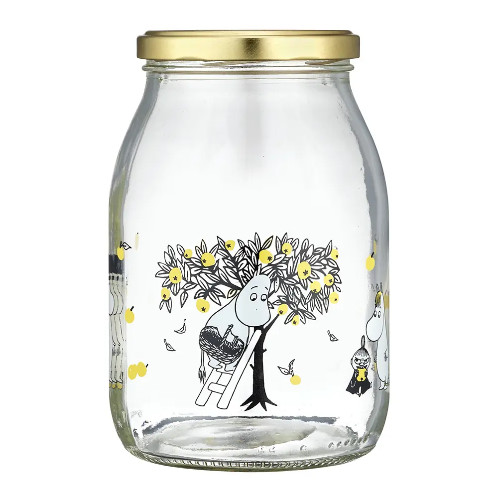 Mummi glasskrukke 1 L epler klar