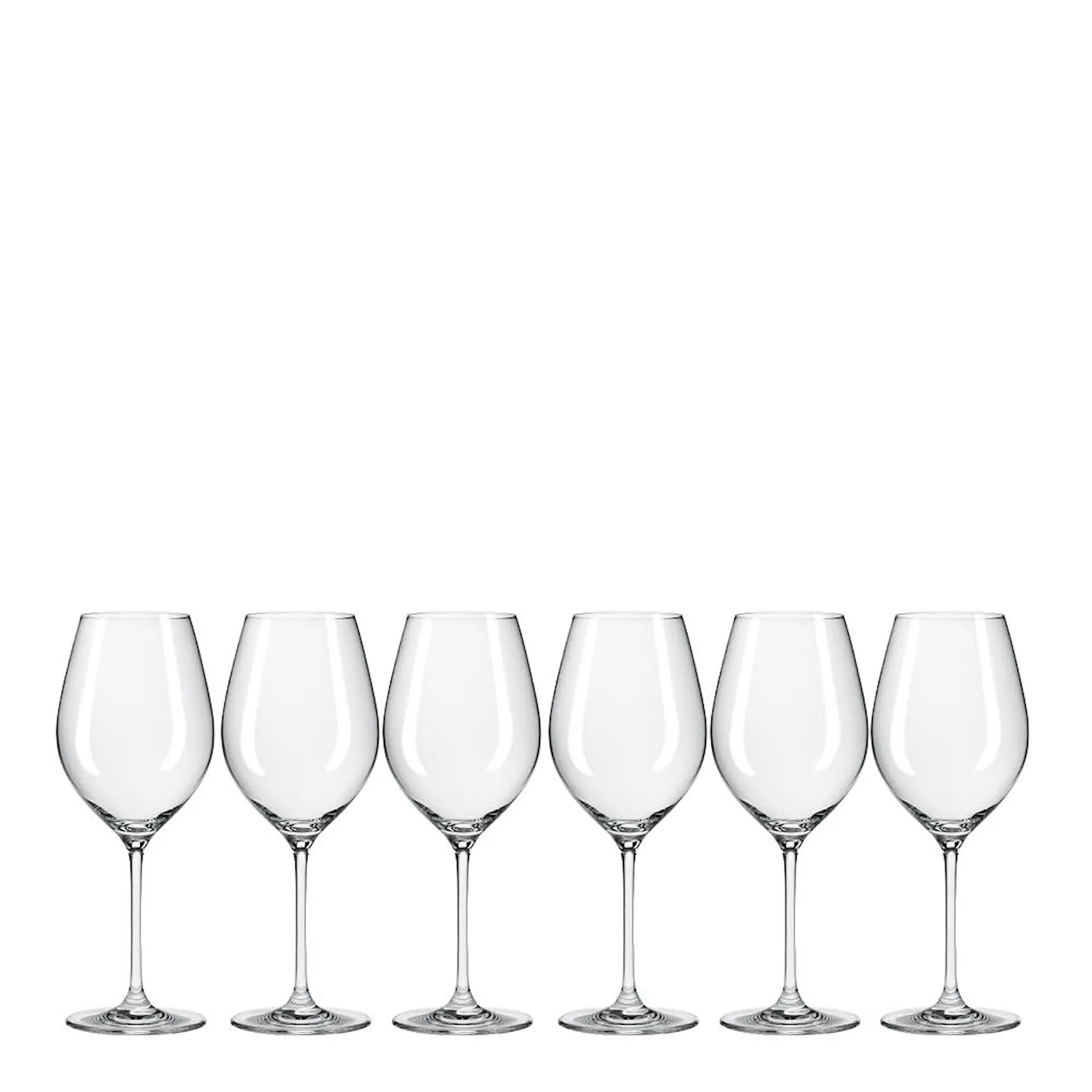 Modern House Sontell rödvinsglas universal 66 cl 6-pack klar