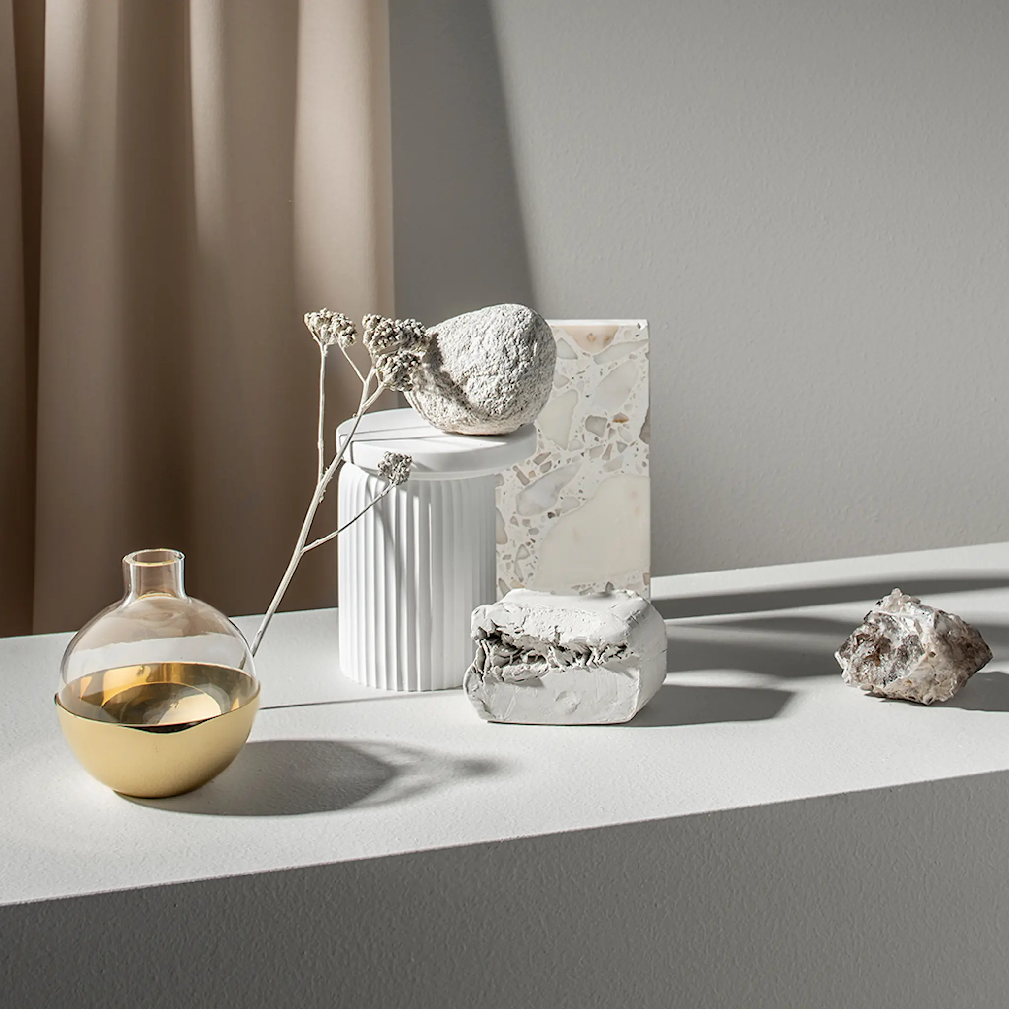 Skultuna Pomme Maljakko / Lyhty 9,5 cm Messinki