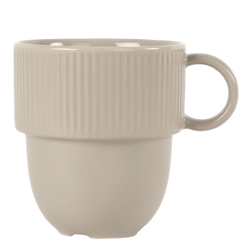 Sagaform Inka kopp med öra 27 cl beige panatone