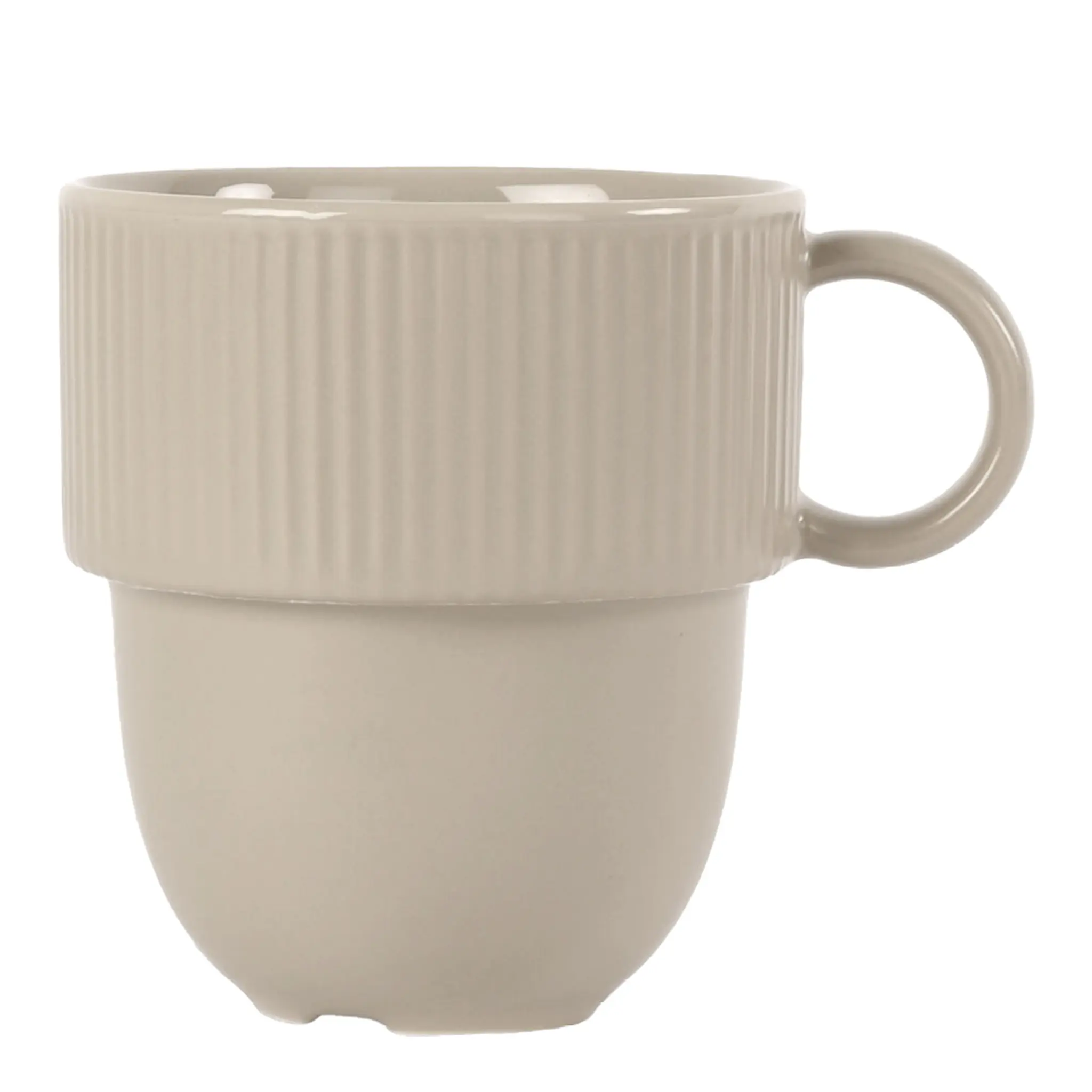 Sagaform Inka kopp med öra 27 cl beige panatone