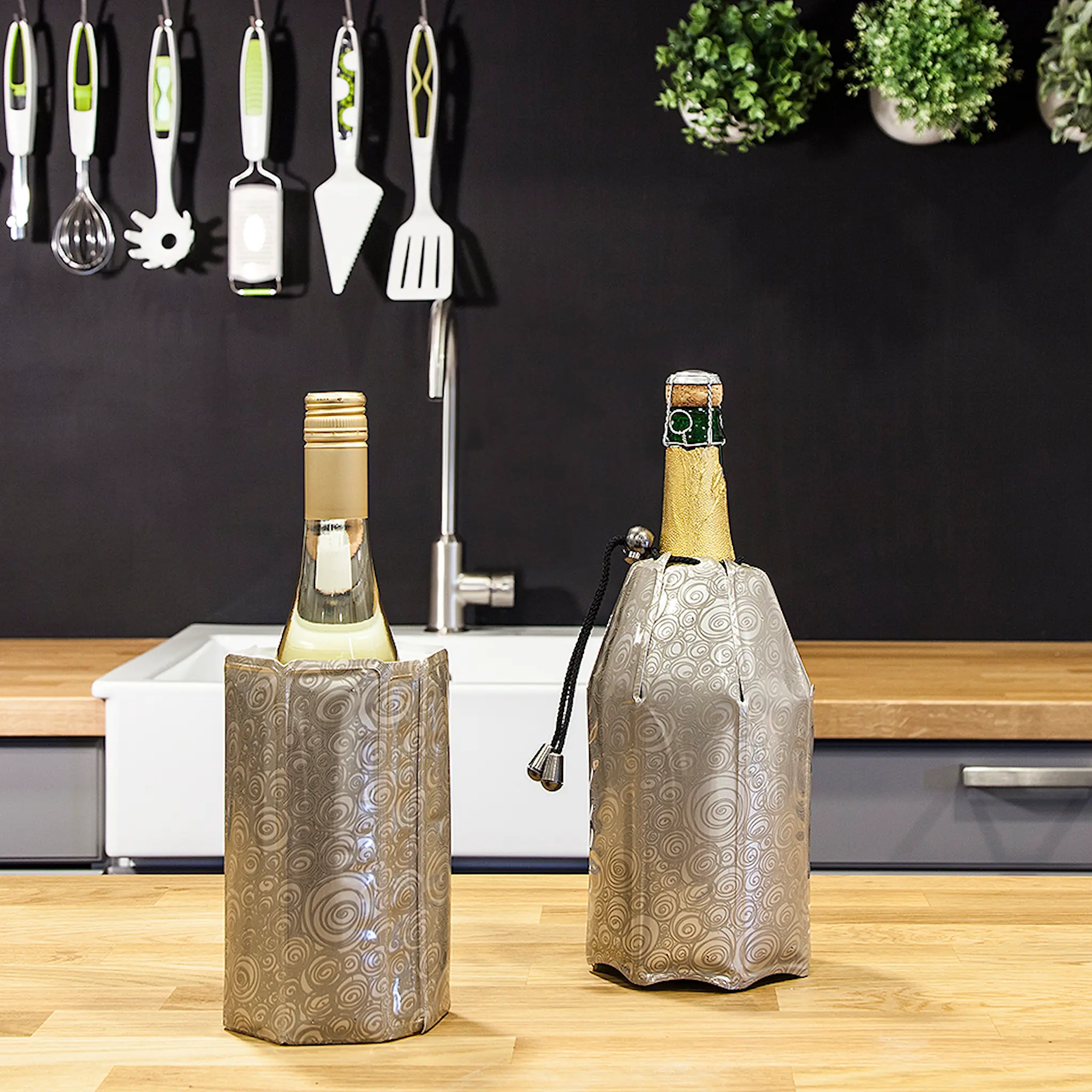 Vacu Vin Active Cooler Vin- & Champagnekylare Giftbox Platina