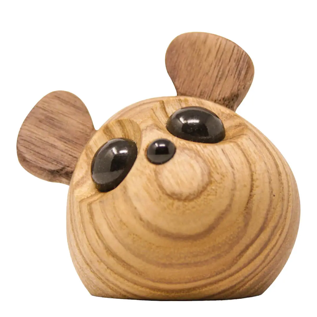 FableWood Sonja mus träfigur 6 cm ask/valnöt