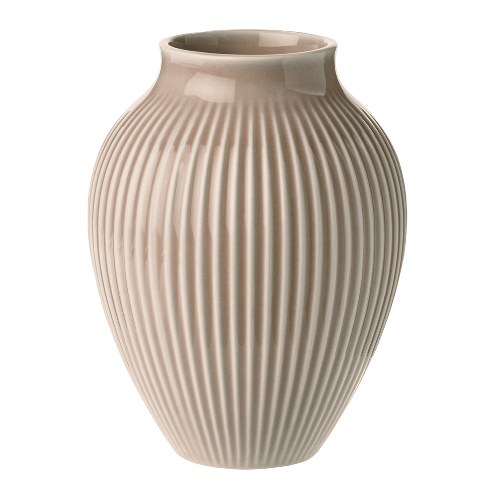 Knabstrup Keramik - Ripple Maljakko 12,5 cm Dusty Rose