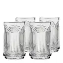Deco Beau Highball glas i kristall 53 cl 4-pack