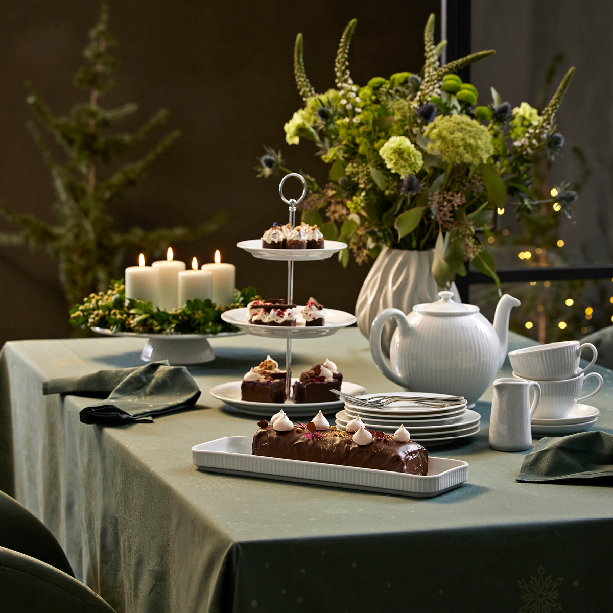 Pillivuyt Plissé Teekupin aluslautanen 16,5 cm