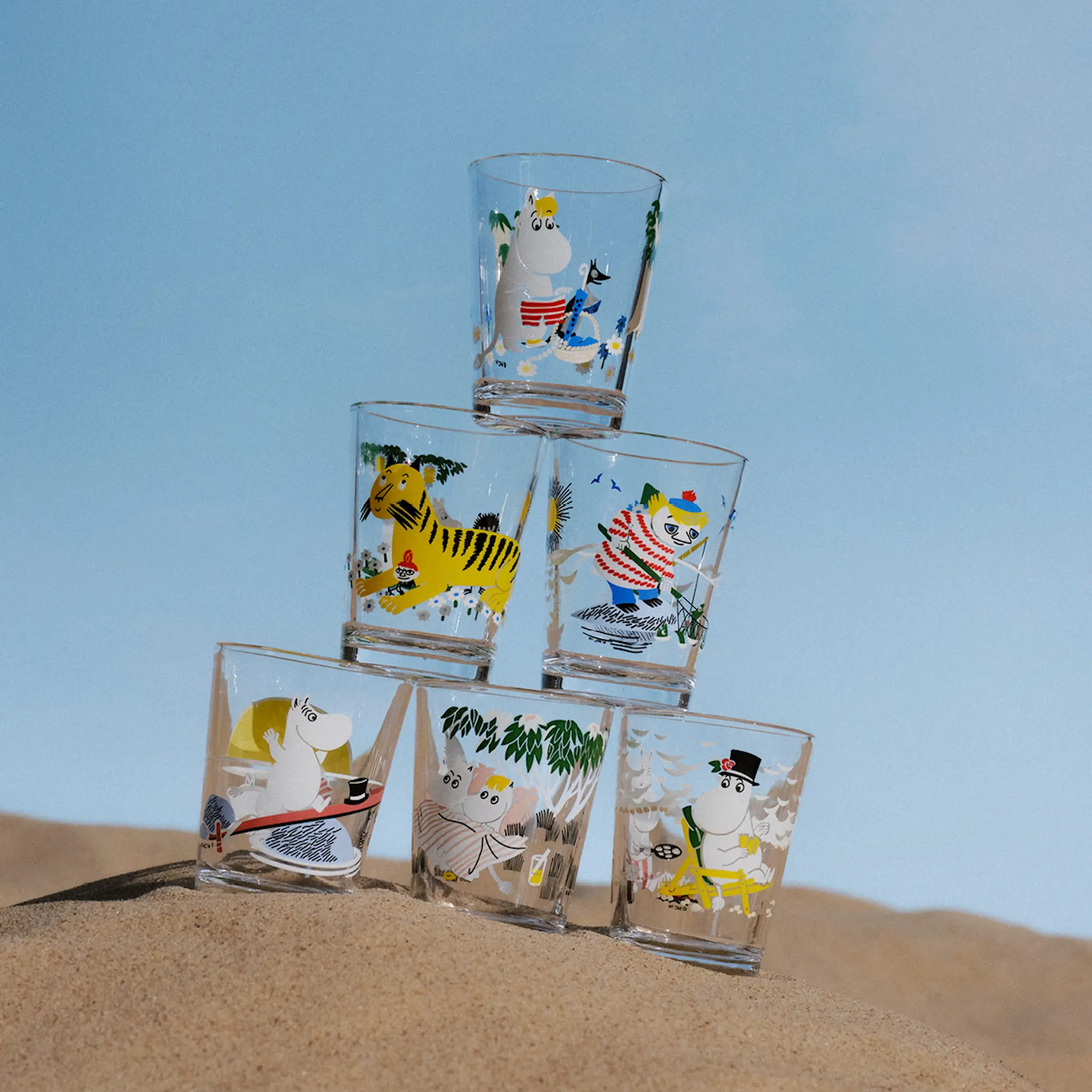 Moomin Iittala Mumin Glas 22 cl Trädgårdsfest
