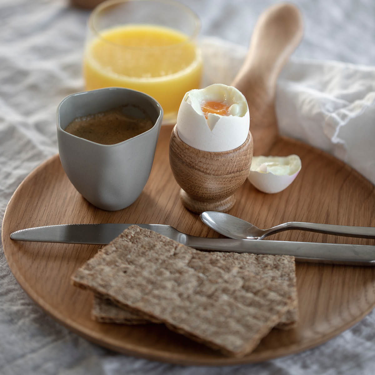 Kay Bojesen Denmark Menageri Serveringsfat 24,5 cm Ek