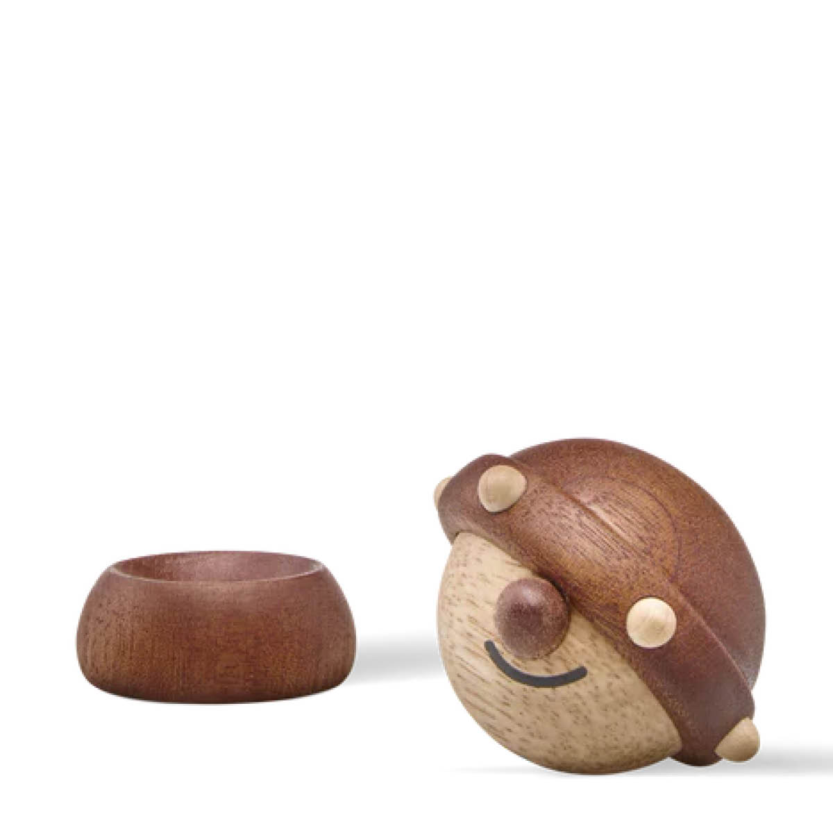 FableWood Puufiguuri Viikinki Harald 5 cm Kumipuu/Sapele