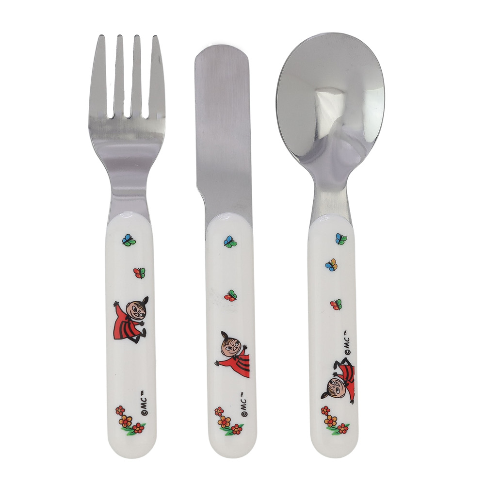 Rätt Start Muumi Lasten aterimet 3 osaa Valkoinen