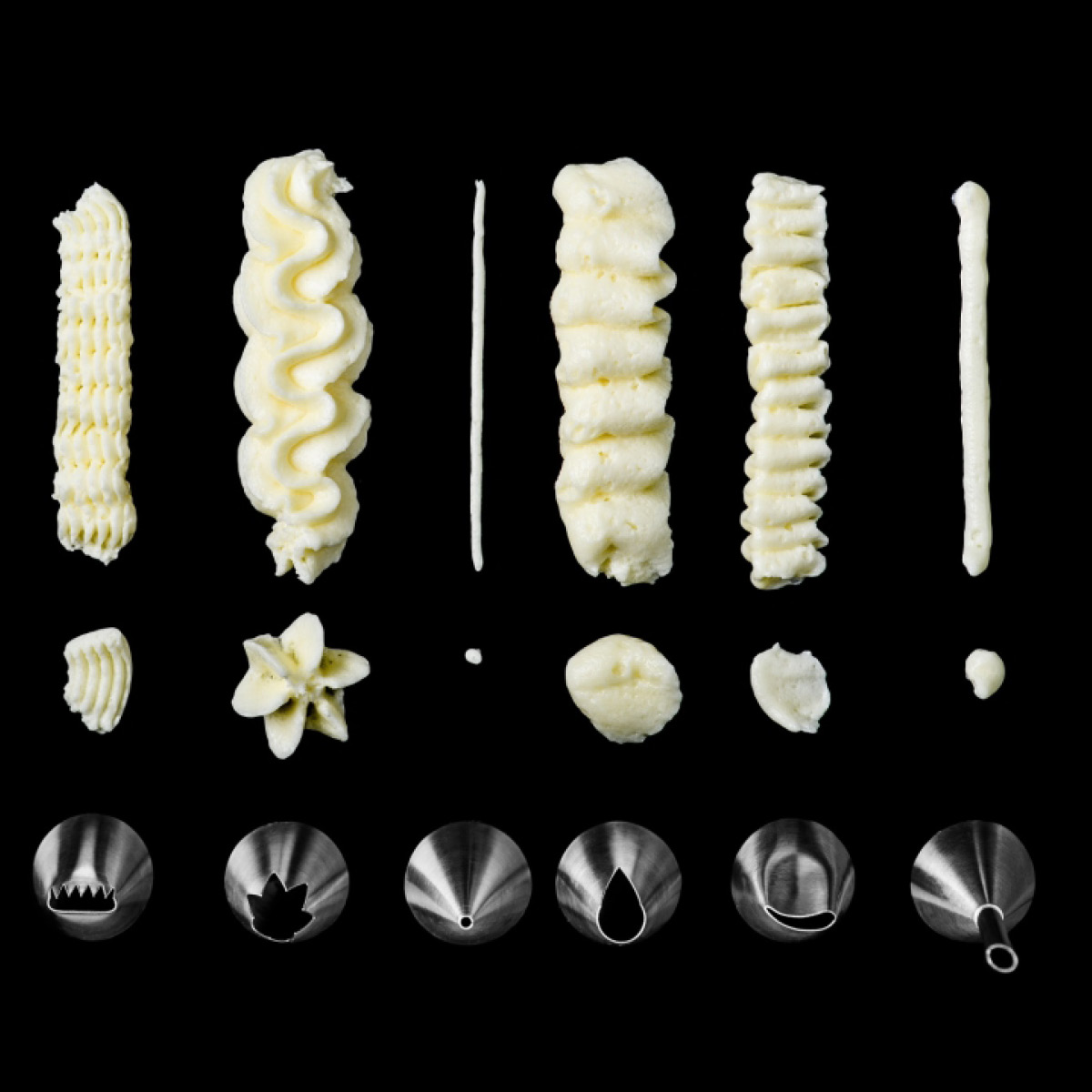 Plate It Plate It Pursotinpussi ja tyllat 11 kpl Teräs/Valkoinen