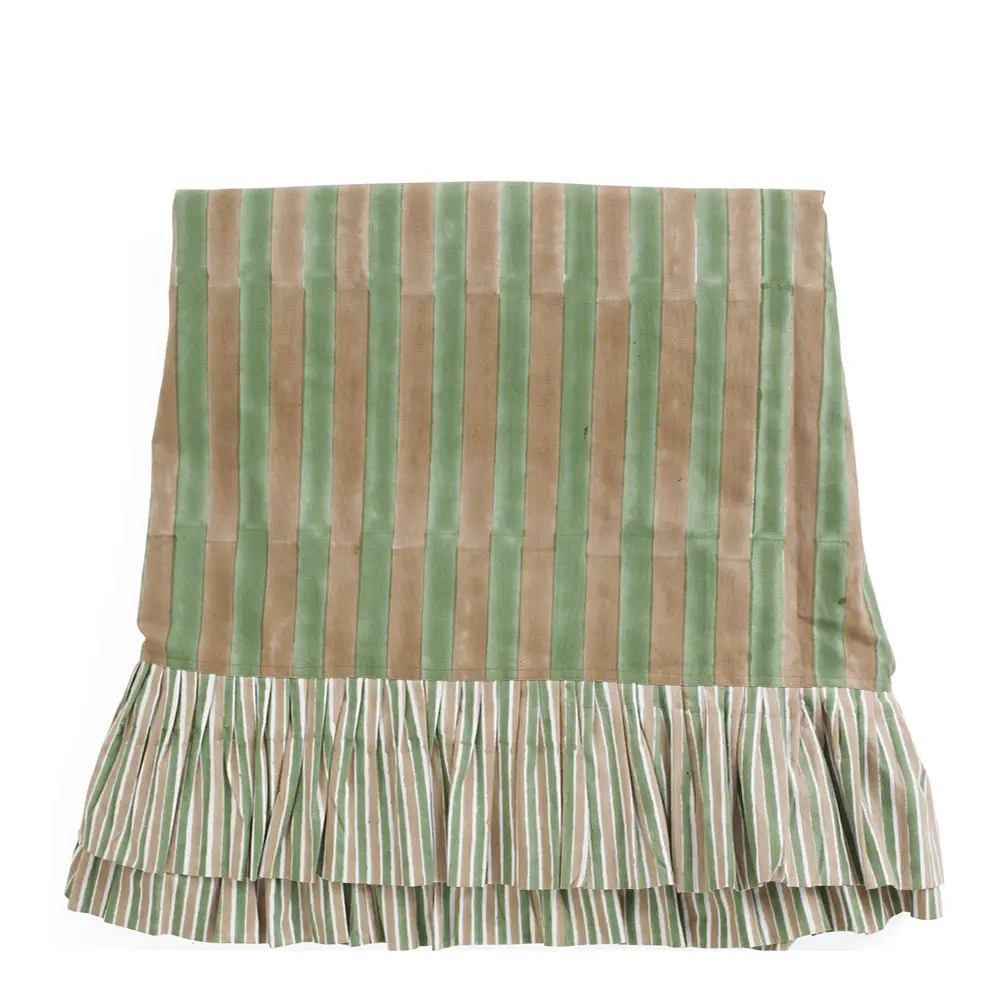 Jaipur Stripe Pöytäliina 165x245 cm Green