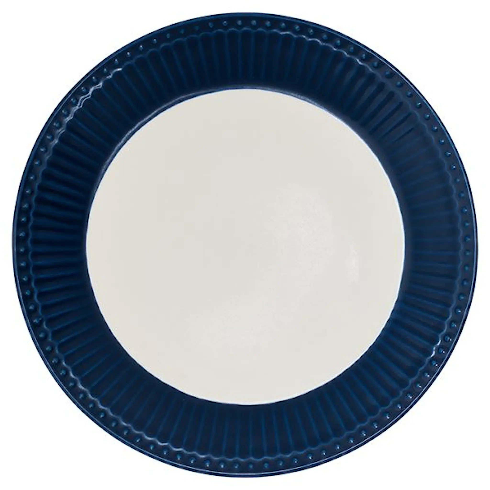 GreenGate Everyday Alice tallrik 23 cm dark blue