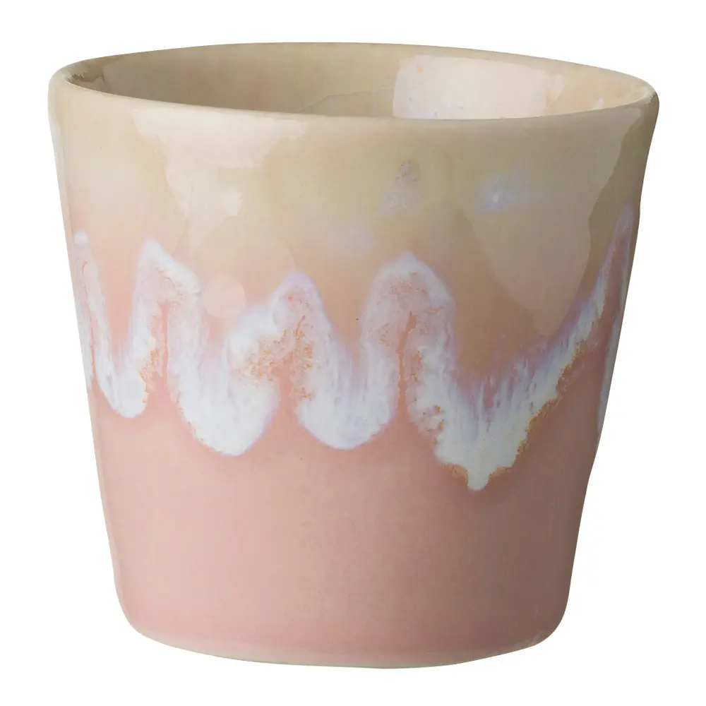 Gres Espressokuppi 10 cl 6,5x6 cm Vaaleanpunainen
