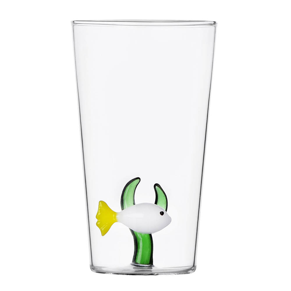 Ichendorf Milano Marine Garden longdrinkglas 45 cl vit fisk och sjögräs