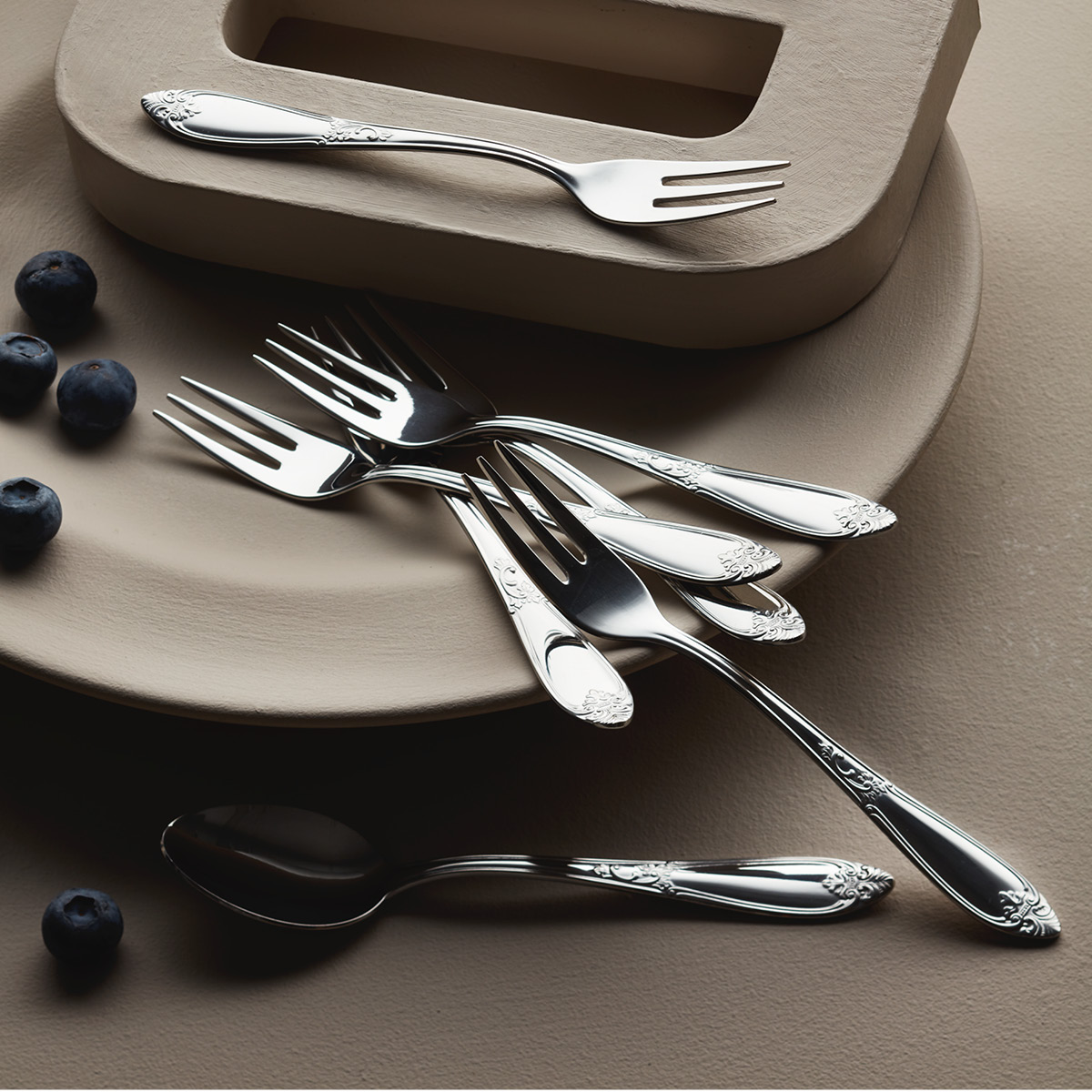 Hardanger bestikk Nina Kakkuhaarukka 15 cm