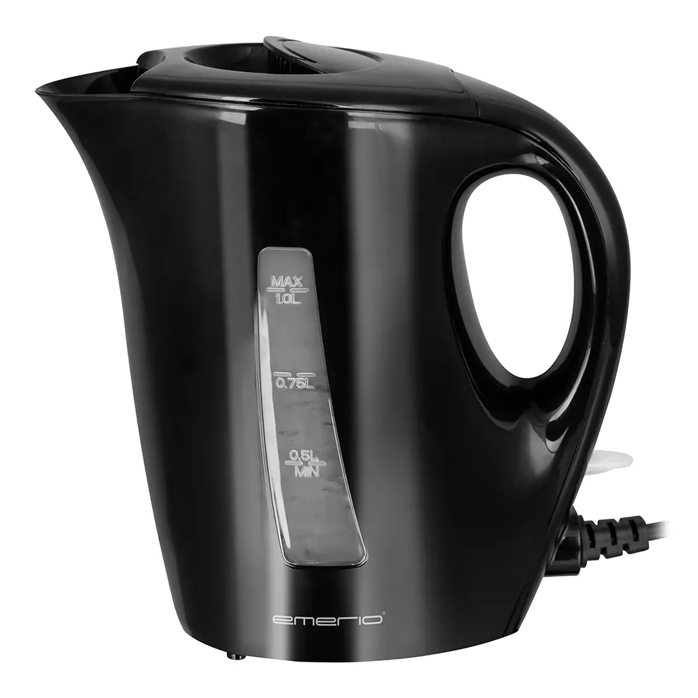 Emerio Vedenkeitin 1,5 L Musta