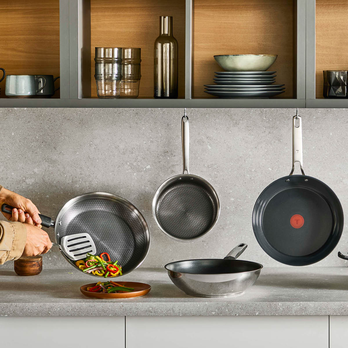 Tefal Extreme SS Ceramic stekepanne 24 cm keramisk