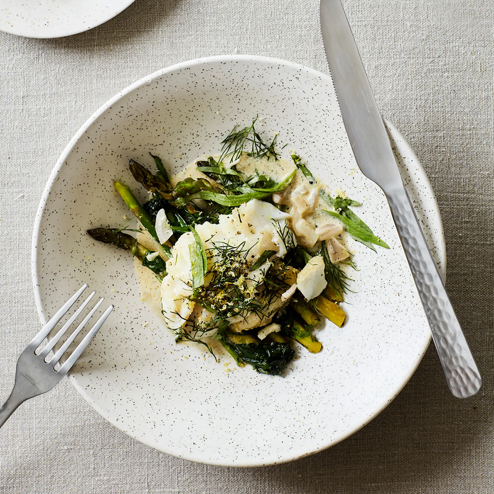 Broste Copenhagen Nordic Vanilla Lautanen 29 cm Kerma