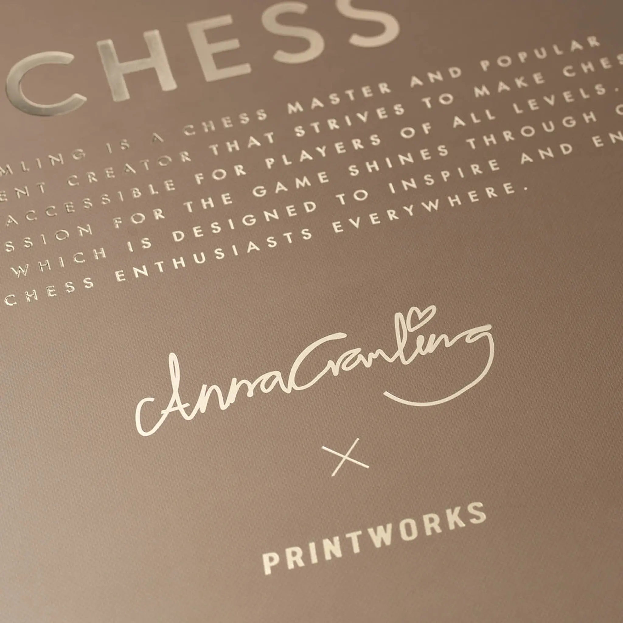 Printworks Anna Cramling Edition Shakkipeli