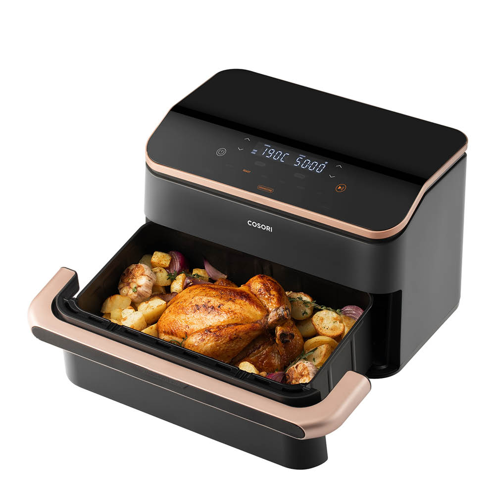 Cosori Dual Blaze Twinfry Airfryer 10 L Tummanharmaa