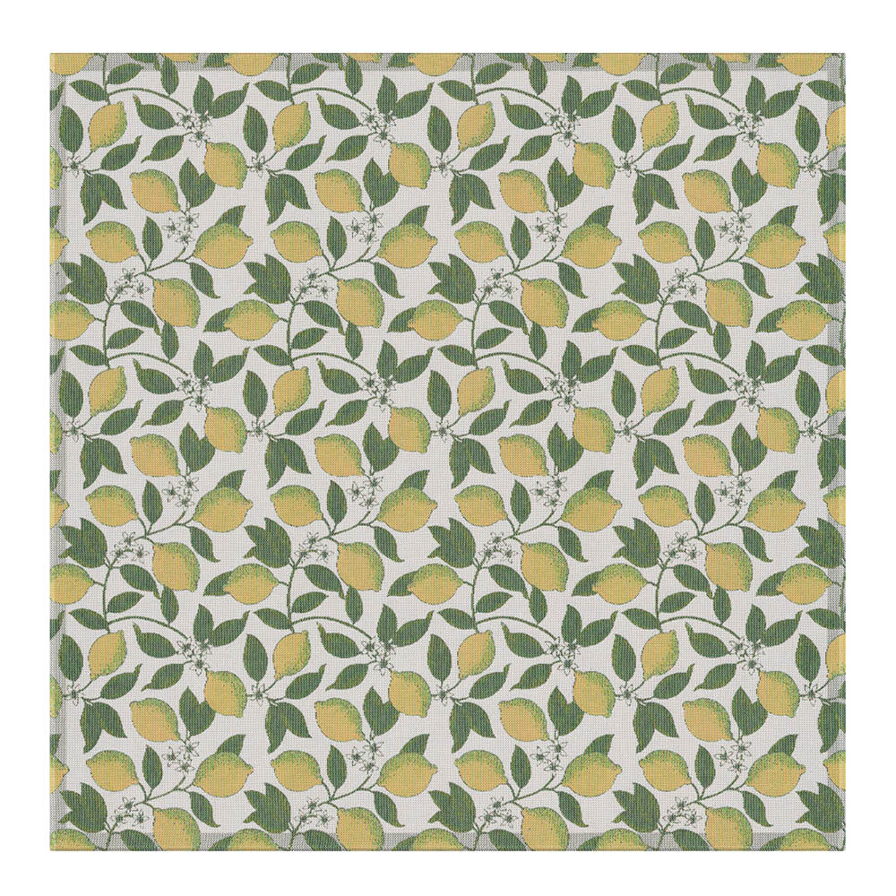 Ekelund Citroner bordsduk 145x145 cm gul
