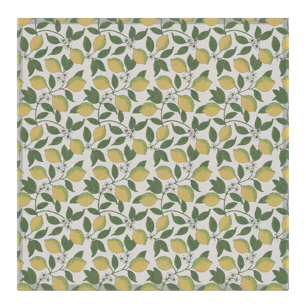 Citroner duk 145x145 cm gul