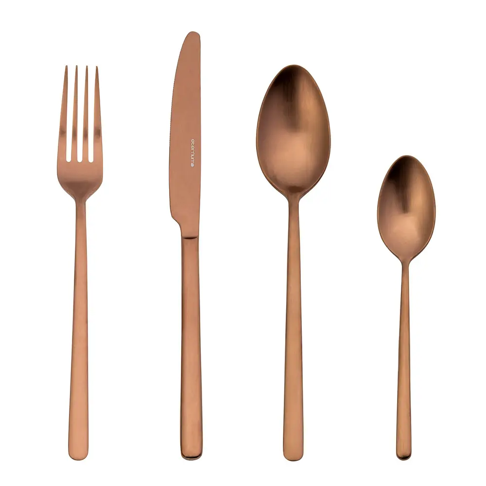 Nardo bestikksett 16 deler kobber