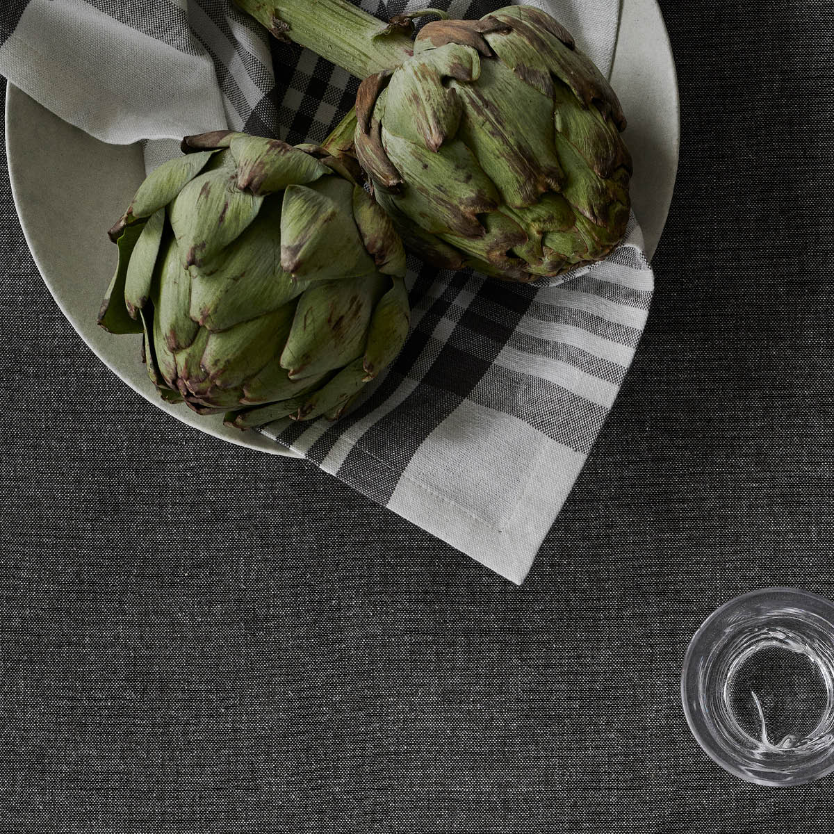 By Mogensen Tygservett 55x55 cm Large Checks