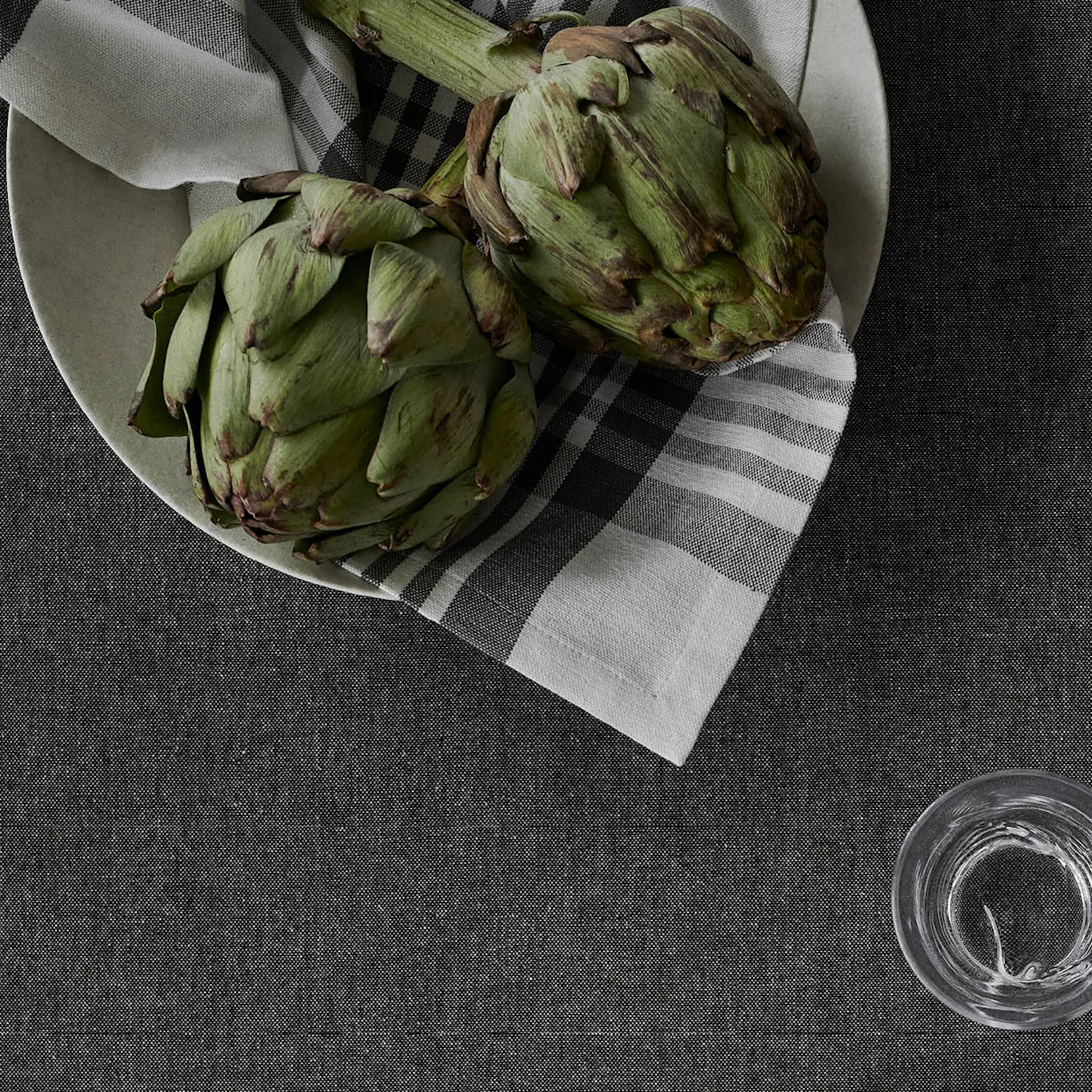 By Mogensen Tygservett 55x55 cm Large Checks