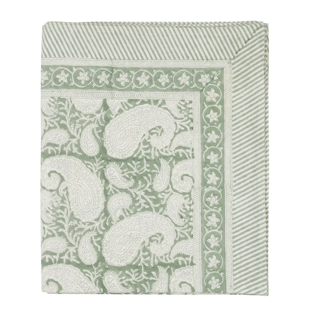 Big Paisley Pöytäliina 170x270 cm Seafoam