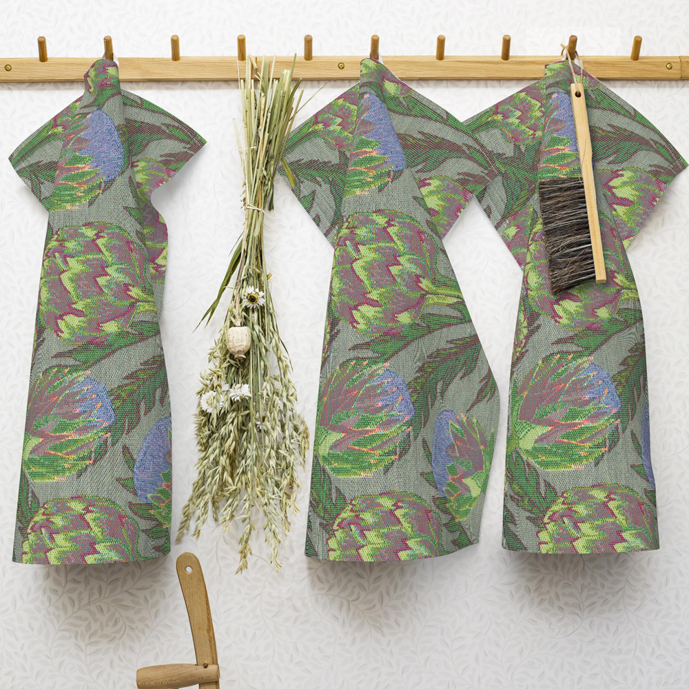 Ekelund Artichoke kjøkkenhåndkle 35x50 cm lilla