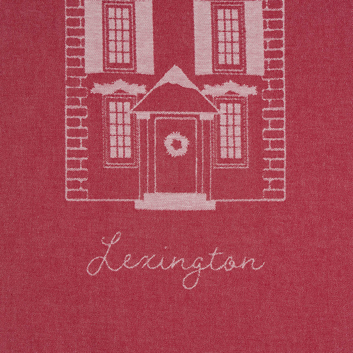 Lexington Original kjøkkenhåndkle House jacquard 50x70 cm rød/hvit