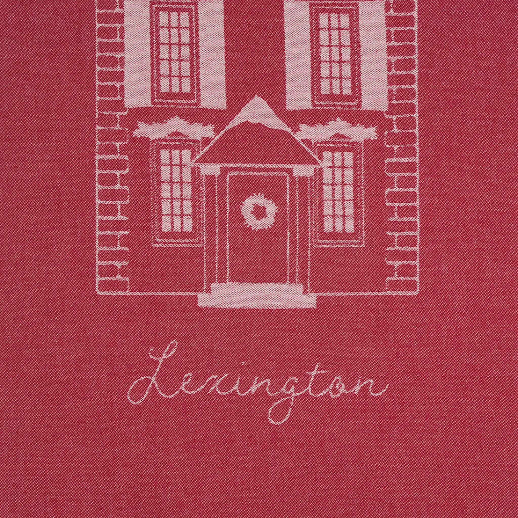 Lexington Original Keittiöpyyhe House jacquard 50x70 cm Punainen/Valkoinen