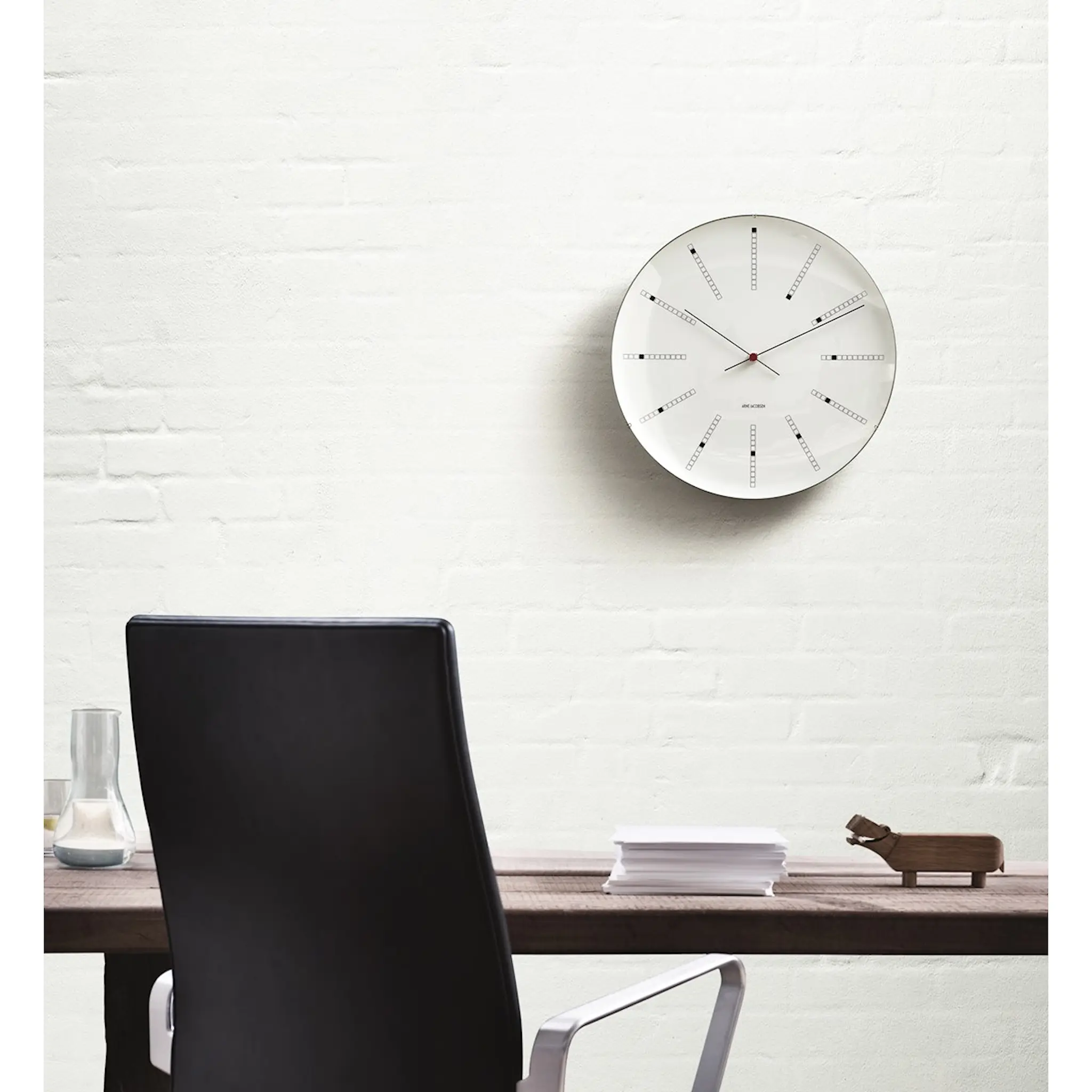 Arne Jacobsen Bankers Väggur 21 cm Multi