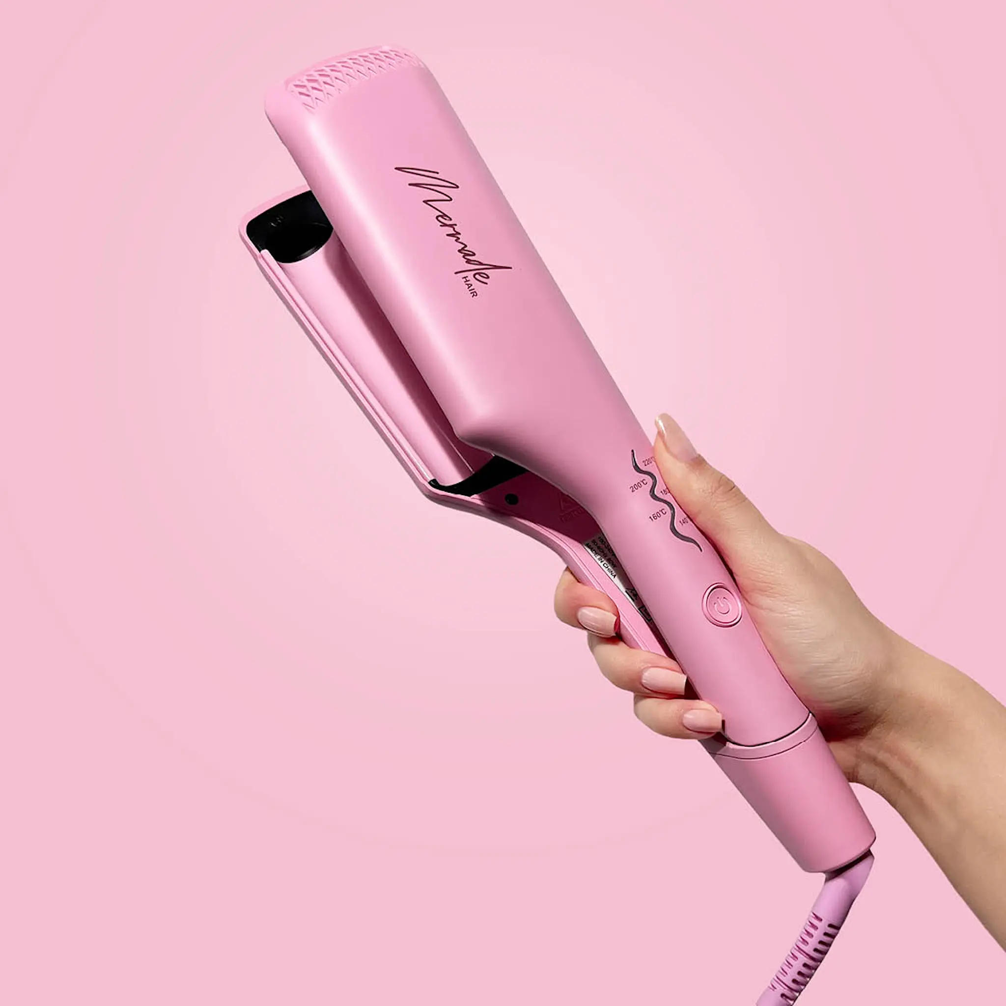 Mermade My Waves Kit vågtångset double waver rosa