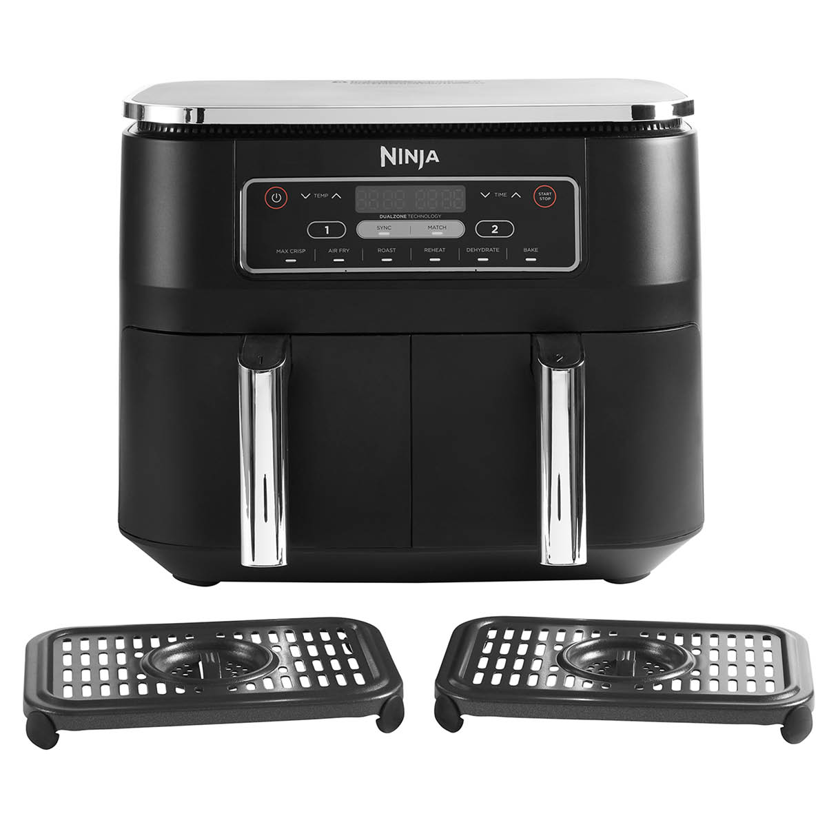 Ninja Foodi dual zone airfryer 7,6L svart