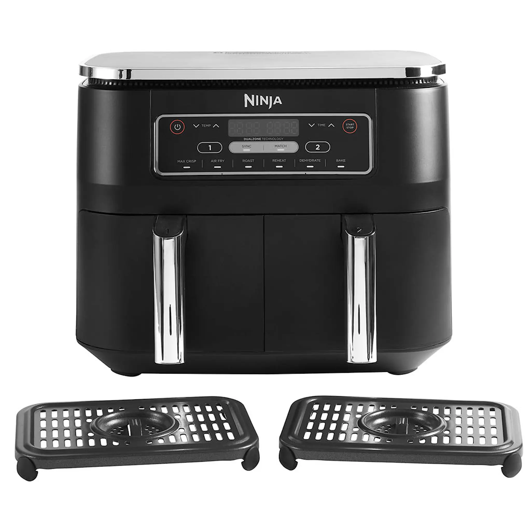 Ninja Foodi Dual Zone Airfryer 7,6 L AF300EU svart