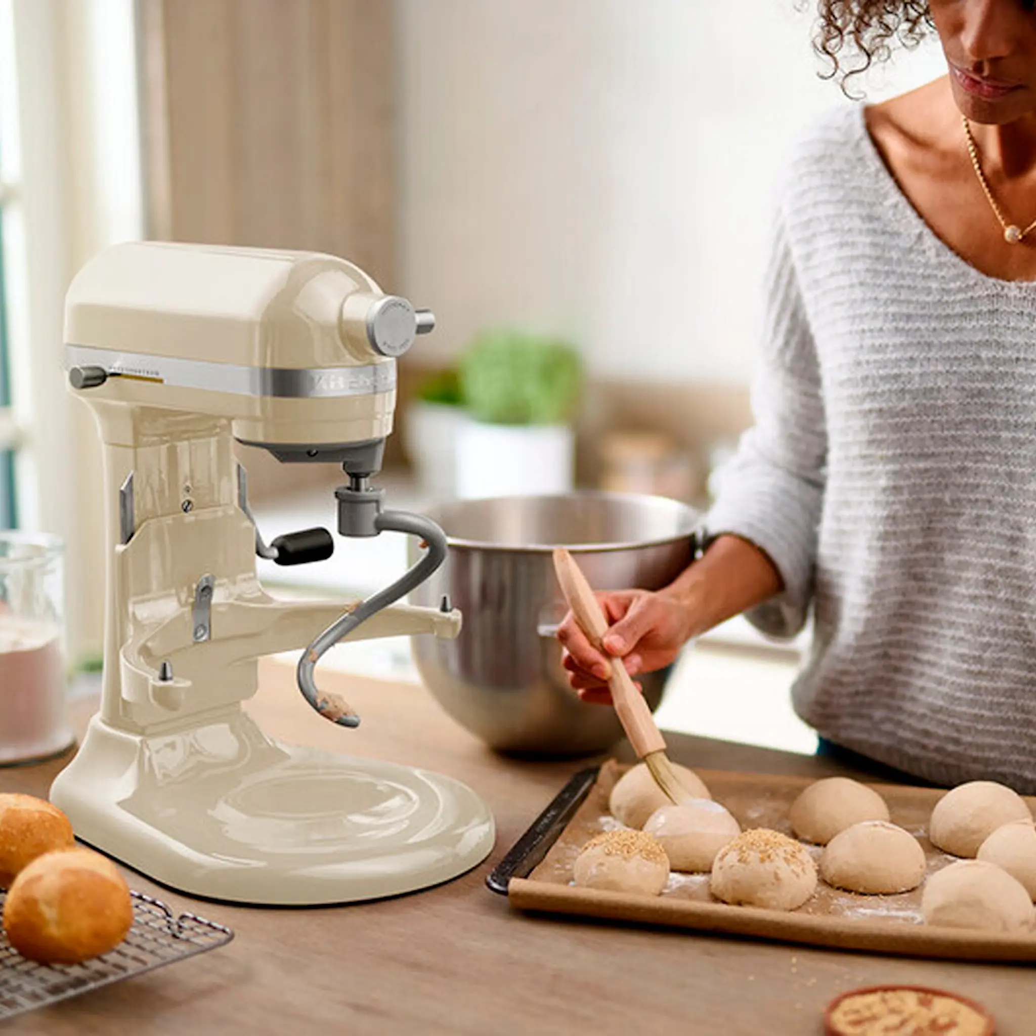 KitchenAid KitchenAid Artisan Köksmaskin 5KSM60SPXEAC 5,6 L Creme