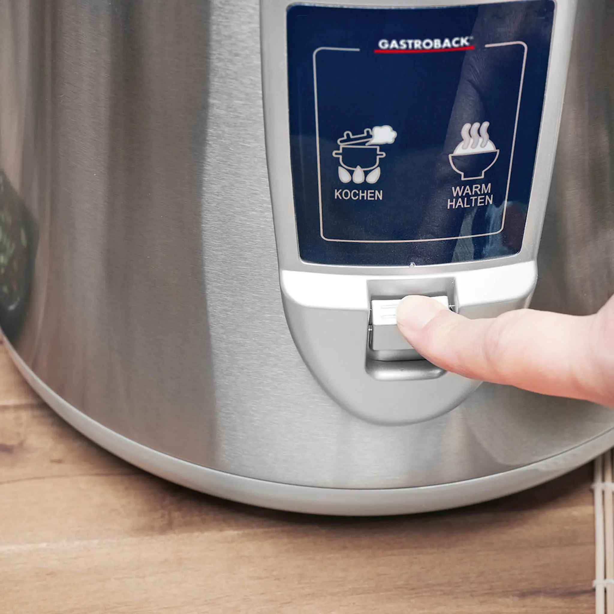 Gastroback Design riskokare 5 L Pro rostfritt stål